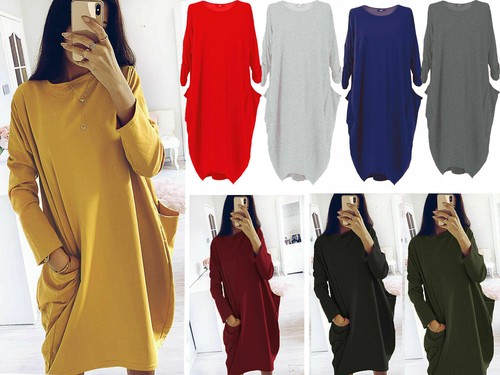 Tunic dress lagenlook - dress, cotton