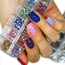 3000 Nail Art Rhinestone Diamante Crystal Gems Tips Decoration Glitter Decor 3D