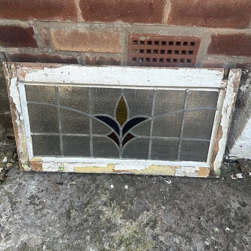 Vintage leaded stained glass - leaded,