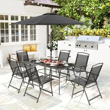 8pc Outdoor Patio Dining Set