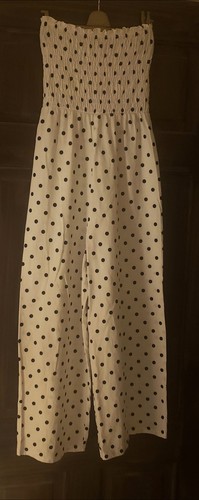 Topshop white polka - topshop,
