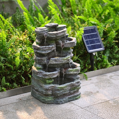 Outdoor solar rockery water - outdoor,