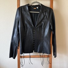 Roberto Cavalli Black Leather