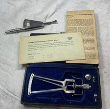 Vintage Schiotz Tonometer Ophthalmic Optician instrument tool eye care + other