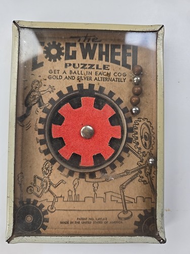 Vintage cog wheel - cog, metal