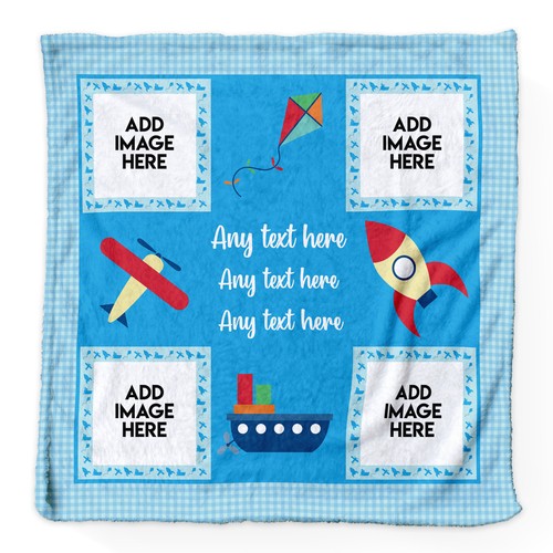 Blue baby blocks - baby,