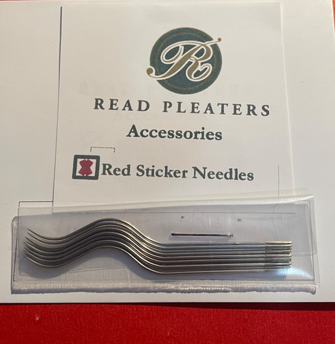 Read red sticker pleater - sticker,