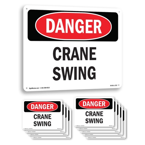 Crane swing osha - osha, danger