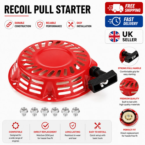 Recoil pull starter assembly - recoil,