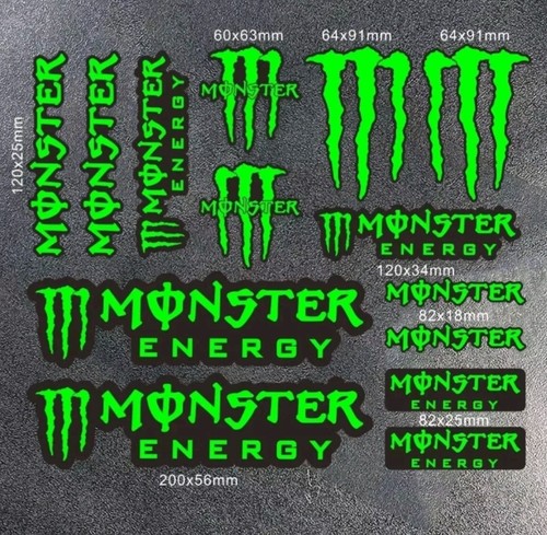 Monster energy sticker sheet - monster,
