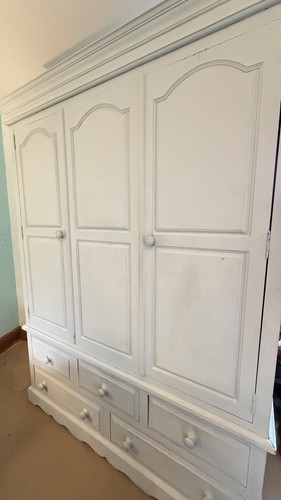 Solid pine two door - pine, with