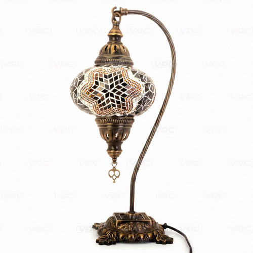 Amber brown turkish mosaic - amber,