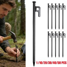 1-50x Tent Pegs Heavy Duty