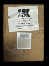 Next Moderna Toilet Roll Holder Silver