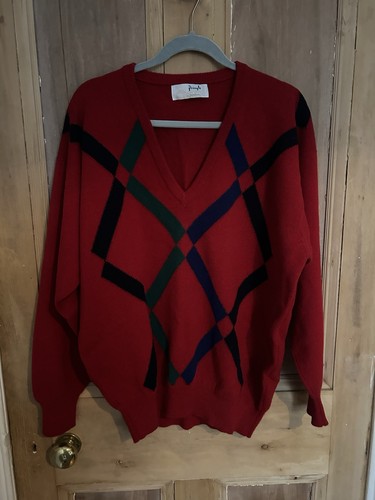 Vintage wool red pringle - wool, v