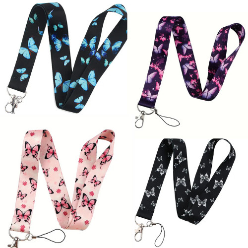 Butterfly lanyard card keys - butterfly,
