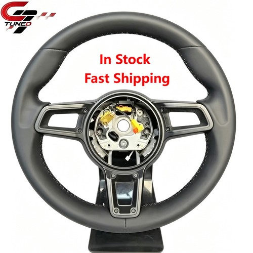 Leather steering wheel - wheel, for