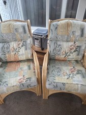 2 x Cane Conservatory Chairs 