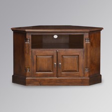 Mahogany Corner TV unit with