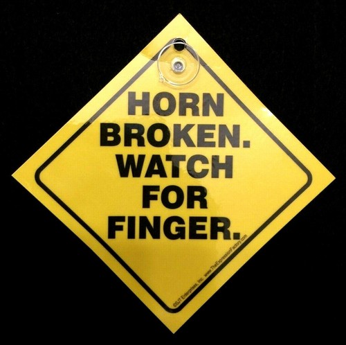 Horn broken watch for - horn,
