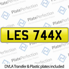 LES 744X LESTA LESTER LCFC LES TAH CHERISHED PRIVATE NUMBER PLATE DVLA REG