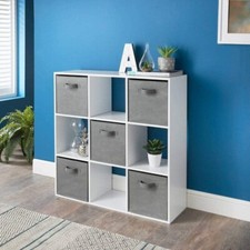 9 Cube Storage Unit Wooden