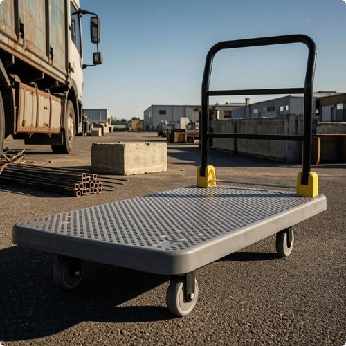 Perforated deck trolley quiet - deck,