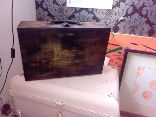 Vintage carpenter wooden box - vintage,