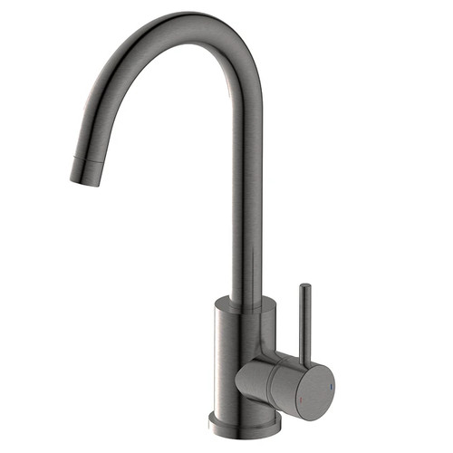 New modern gunmetal kitchen - modern,