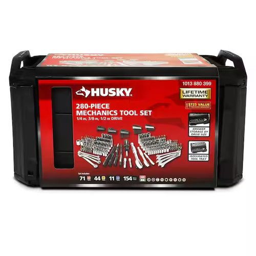 280 piece mechanics tool set - piece,