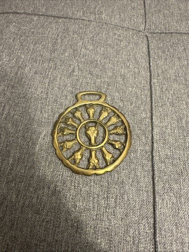 Antique rare horse brass - antique,