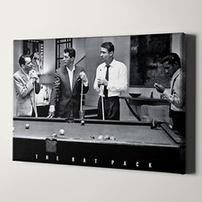 The Rat Pack Playing Pool in