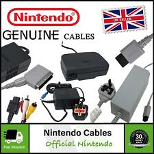 Cables Adaptors Plugs Nintendo Wii Gamecube Gameboy DS SNES N64 Official Genuine