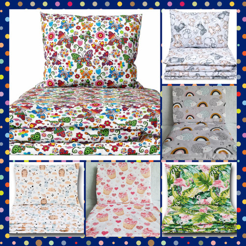 Cot bedding set - or, 4