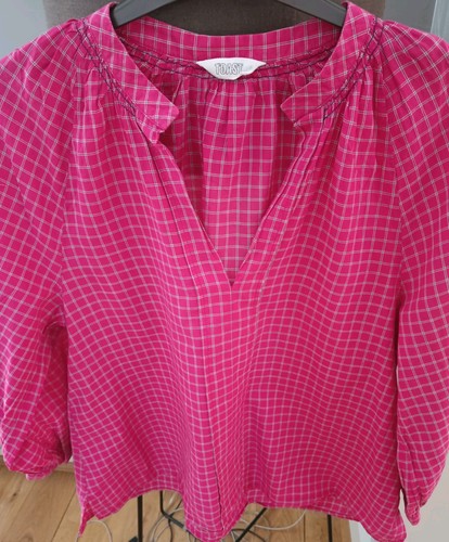 Toast checked blouse size - , 6