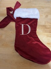 Red Bow Alphabet Stocking
