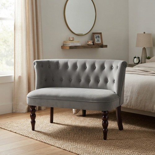 Velvet seater sofa homcom - 2,