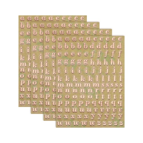 4sheets letter stickers - letter,