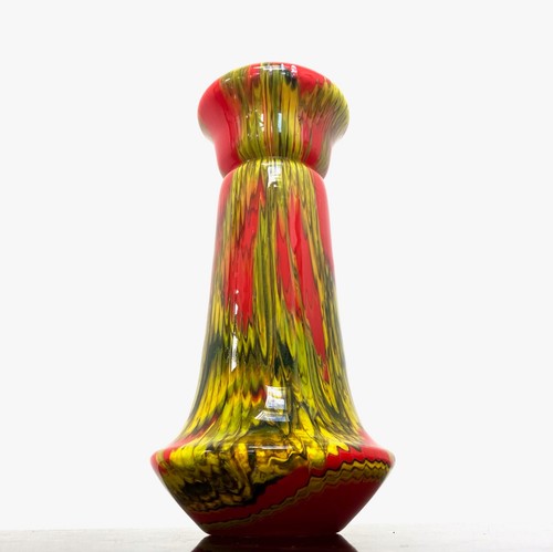 Art deco czech orange green - deco,