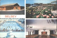 Selsey multi view postcard - uk,