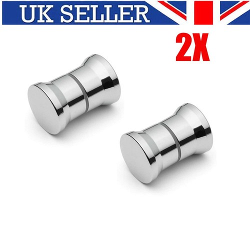 Chrome shower door - door, handle