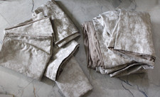 Z GALLERIE Nimbus Metallic King Duvet Cover + 2 King Sham + 4 Euro Shams