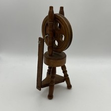 Small Vintage Model Spinning Wheel - 15cm High