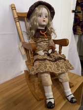 Vintage Porcelain Doll in
