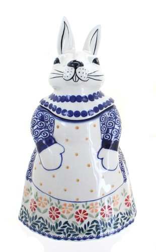Blue rose polish pottery - rose,