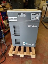 Atlas Copco SF4FF Oil Free Compressor - 14.4cfm Year 2014 Only 4037 Run Hours