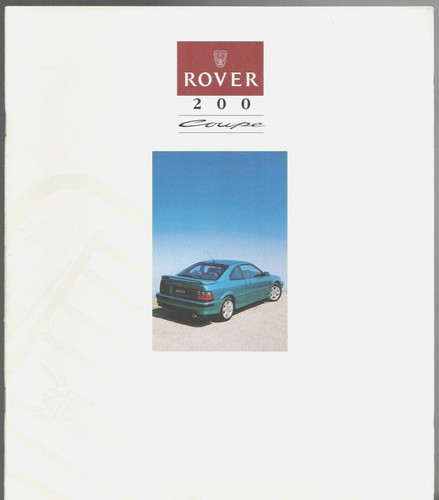 Rover 200 series coupe 1992 - coupe, 1992-93