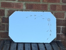 Art Deco Vintage Framless Wall