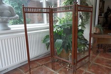 Vintage - Antique Folding Divider Folding Screen - Larsson Style