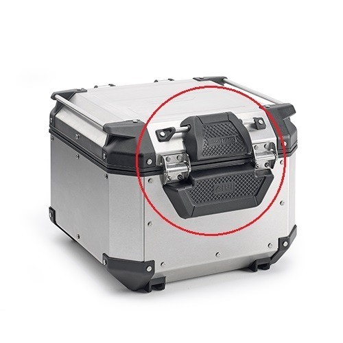 Passenger backrest black givi - backrest,